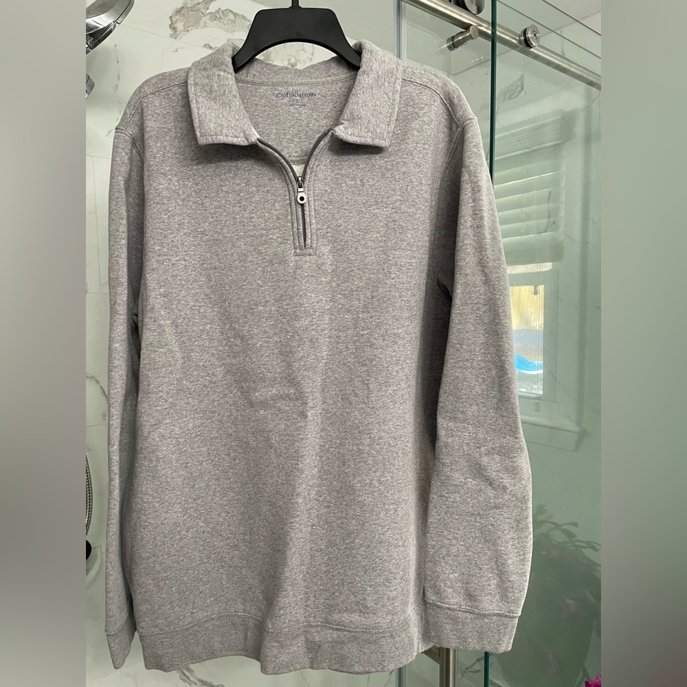 Men’s 1/4 zip polo shirt